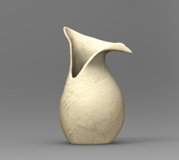 kancsó terv látvány 3D render
