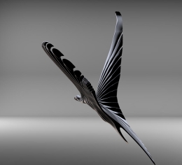 3D madár render